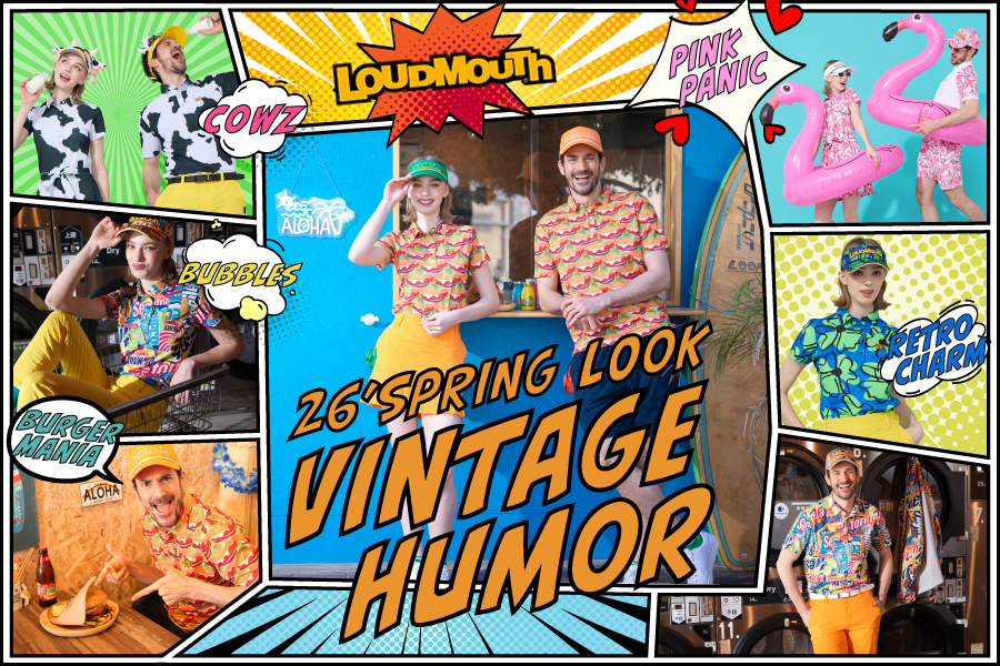 【Vintage Humor】ラウドマウス 2026SS 新作LOOKBOOK解禁！